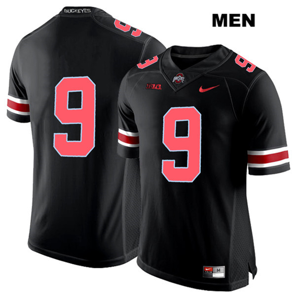 Ohio State Buckeyes Men's Binjimen Victor #9 Red Number Black Authentic Nike No Name College NCAA Stitched Football Jersey SU19U25TJ